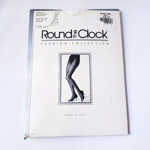 Vintage Round the Clock Spanish Lace Pantyhose